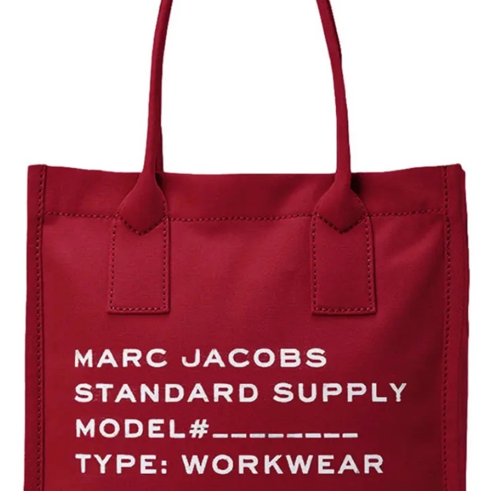 Marc Jacobs Red Workwear Tote